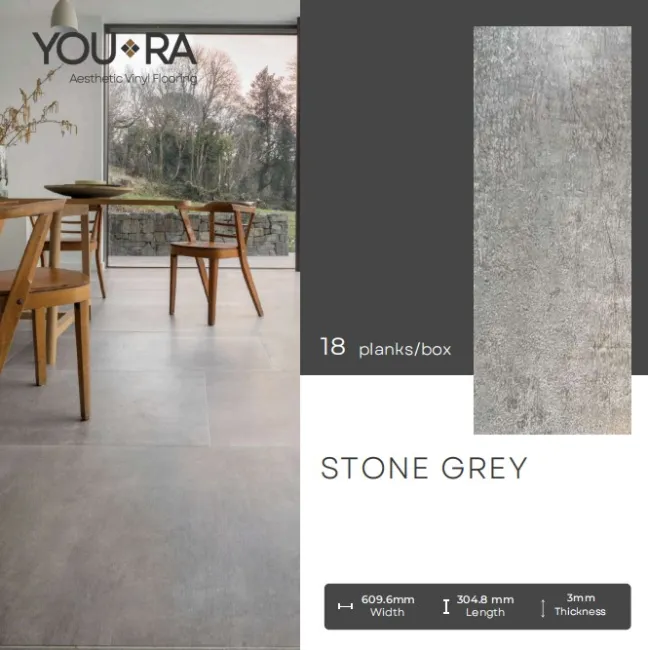 Vinyl Lantai  YouRa Stone Grey
