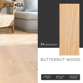 Vinyl Lantai  YouRa Butternut Wood