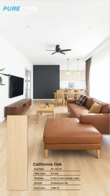 Lantai SPC MARVEL Pure Core California Oak