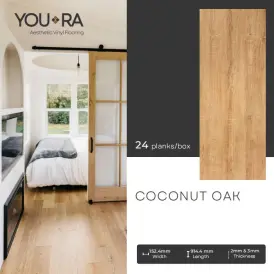 Vinyl Lantai  YouRa Coconut Oak