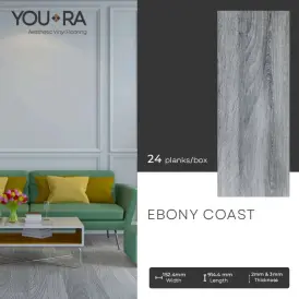 Vinyl Lantai  YouRa Ebony Coast