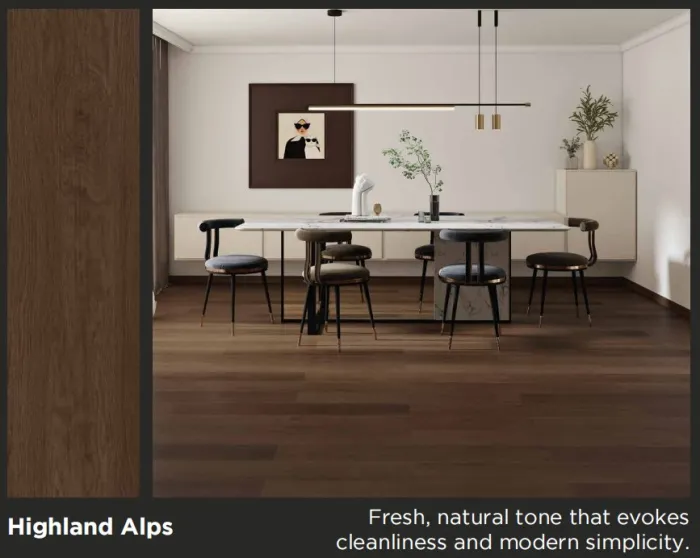 Lantai SPC MARVEL Pure Core Highland Alps