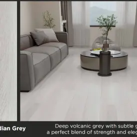 Lantai SPC MARVEL Pure Core Obsidian Grey