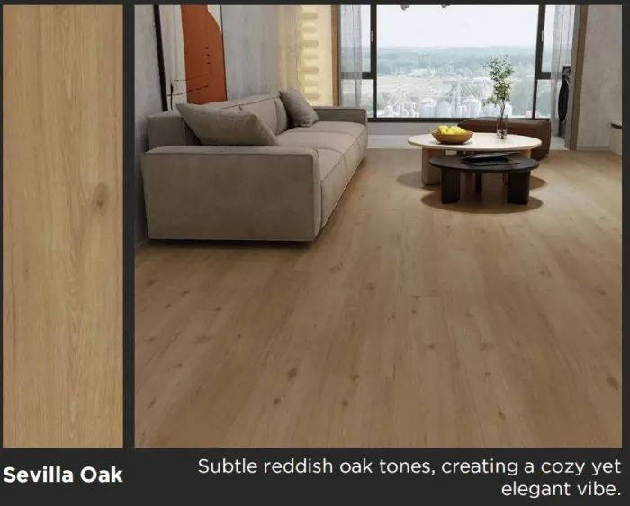 Lantai SPC MARVEL Pure Core Sevilla Oak 