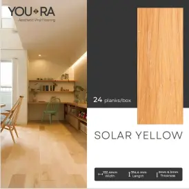 Vinyl Lantai  YouRa Solar Yellow