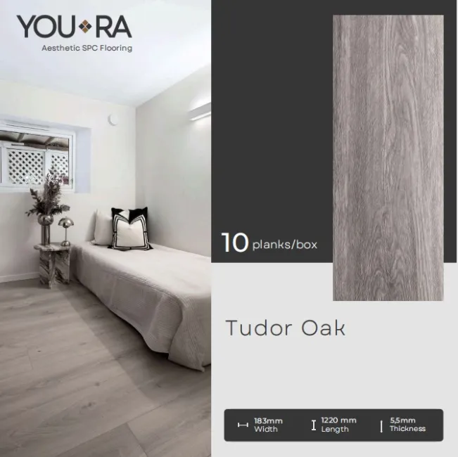 Lantai SPC 55mm YouRa Tudor Oak