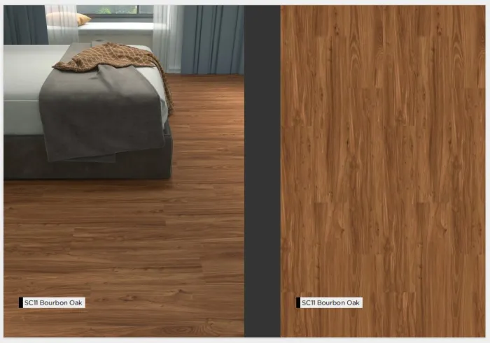  Lantai Vinyl Marvel Space SC11 Bourbon Oak