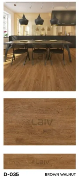  Lantai Vinyl Laiv D035 Brown Walnut